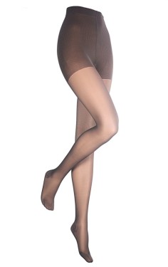 Collant  de contention 70D transparent - Maille lisse 70