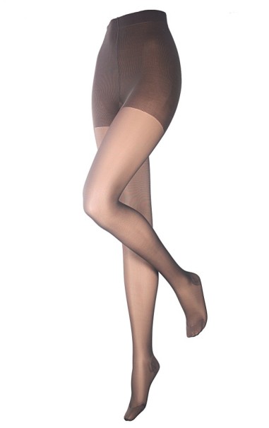 Collant  de contention 140D transparent - Maille lisse 140