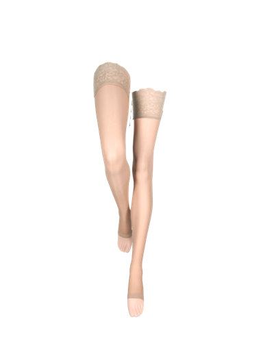 Bas de contention 140D transparent - Pointe ouverte 140