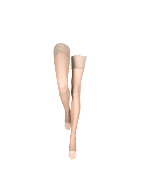 Bas de contention 140D transparent - Pointe ouverte 140