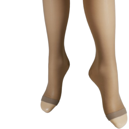 Bas de contention 140D transparent - Pointe ouverte 140