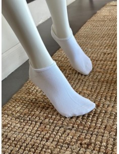 Socquette sans élastique - L'invisible coton