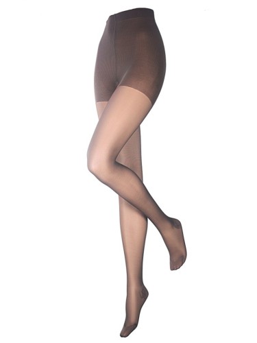 Collant  de contention 140D transparent - Maille lisse 140