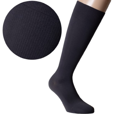 Chaussette de contention opaque - Microfibre homme