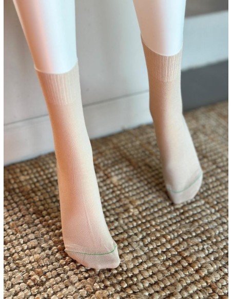 Chaussette mi haute sans élastique - La bio