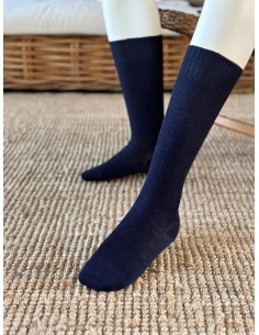 Chaussette haute sans élastique - La laine haute 2