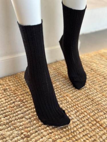 Chaussette mi haute sans couture - La pure laine