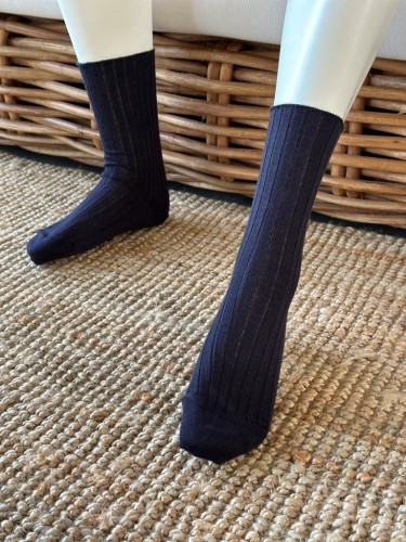 Chaussette mi haute sans couture - La pure laine