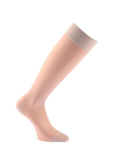 Chaussette de contention 70D transparent - Maille lisse 70