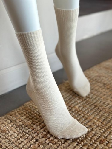 Chaussette mi haute sans élastique - La bambou