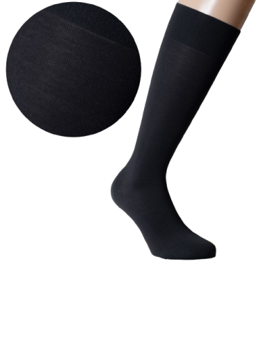 Chaussette de contention opaque - Coton homme