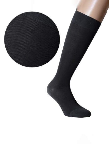 Chaussette de contention opaque - Coton mixte
