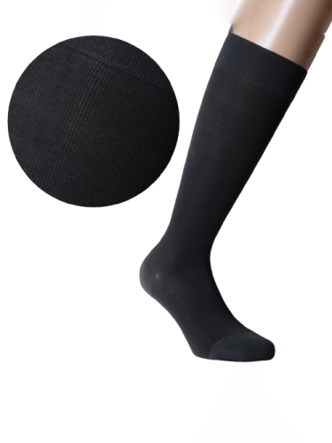 Chaussette de contention opaque - Coton mixte