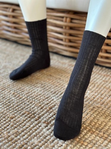 Chaussette mi haute sans élastique - La résistante