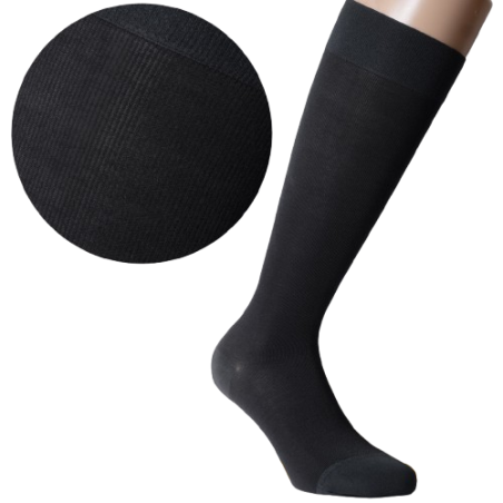 Chaussette de contention opaque - Coton mixte