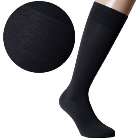 Chaussette de contention opaque - Coton homme