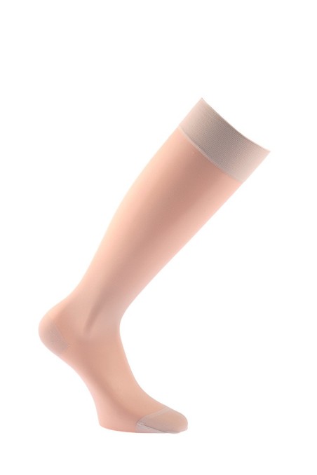 Chaussette de contention 70D transparent - Maille lisse 70